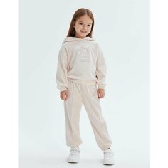 Брюки спортивные Gloria Jeans, размер 2-4г/98-104, светло-розовый