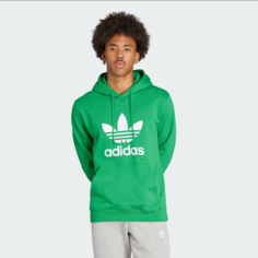 Худи спортивное adidas Originals Adicolor Classics Trefoil, размер L, , green