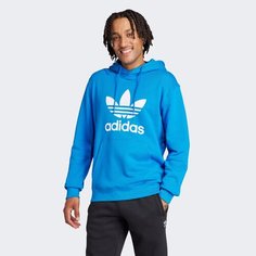 Худи спортивное adidas Originals Adicolor Classics Trefoil, размер 2XL, , blue
