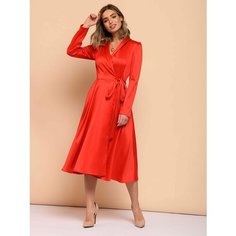 Платье 1001dress Базовая коллекция, размер XXL, красный