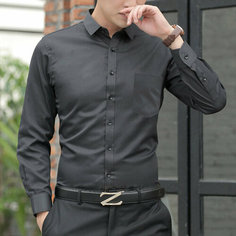 Рубашка , размер 2XL, черный Нет бренда