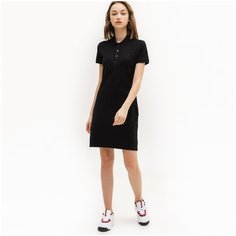 Платье LACOSTE Slim fit, размер T44, черный