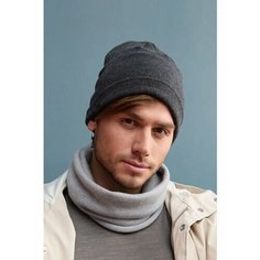 Шапка бини NORVEG для взрослых и детей, размер OneSize, темно-серый меланж
