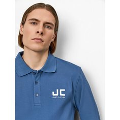 Поло JUST CLOTHES, 1 шт., размер XL, голубой