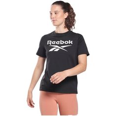 Футболка Reebok Identity Big Logo T-shirt, 1 шт., размер XS, black