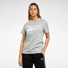 Футболка спортивная Reebok identity big logo, размер L INT, серый