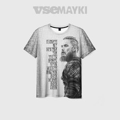 Футболка VseMayki.Ru, размер 64/66, белый
