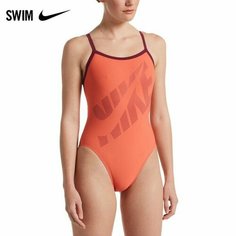 Купальник NIKE, размер 40, оранжевый