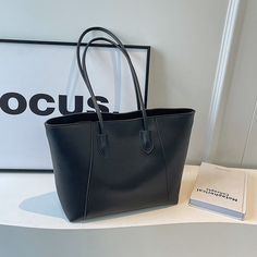 Сумка тоут TianCaiYiFei, фактура гладкая, черный