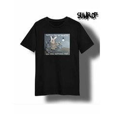 Футболка Zerosell вася ложкин прикол, размер XL, черный