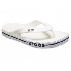 Шлепанцы Crocs Bayaband Flip, размер M4/W6 US, белый/темно-синий
