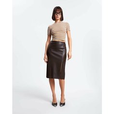 Юбка Gloria Jeans, размер M (44-46), коричневый