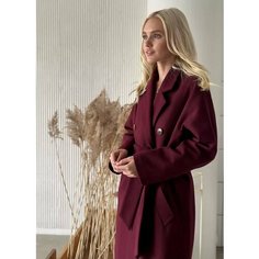 Пальто MY ATELIER DRESS, размер ONESIZE, бордовый