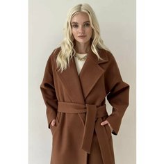 Пальто MY ATELIER DRESS, размер ONESIZE, коричневый