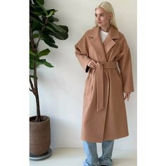 Пальто MY ATELIER DRESS, размер ONESIZE, коричневый