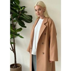 Пальто MY ATELIER DRESS, размер ONESIZE, коричневый