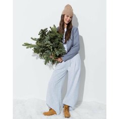 Брюки спортивные Gloria Jeans, размер XS/164 (38-40), серый меланж