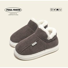 Полусапоги Paul Frank Дутики вельветовые, полнота W (US)/на широкую стопу, размер 42-43, кофейный