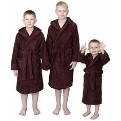 Халат BIO-TEXTILES, размер 30, Шоколадный