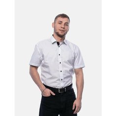 Рубашка Maestro, размер 41 ворот/50RU/178-186, белый