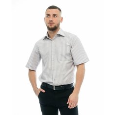 Рубашка Maestro, размер 40 ворот/48RU/170-178, серый