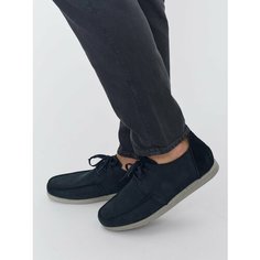 Полуботинки Clarks, размер 40 EU, navy nubuck