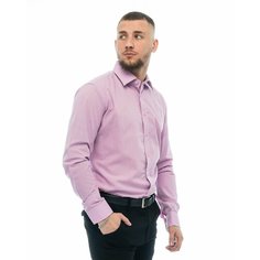 Рубашка Imperator, размер 38 ворот/42RU/170-178, лиловый