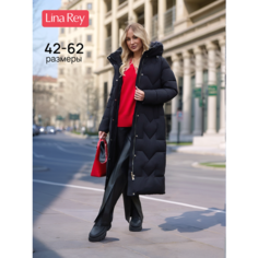 Куртка LINA REY Большие размеры, размер 52, черный