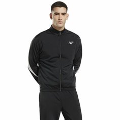 Олимпийка Reebok Identity Vector Knit Tracktop, размер L, , черный