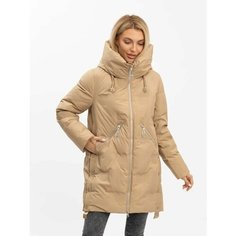 Пуховик RM shopping, размер 2XL, бежевый