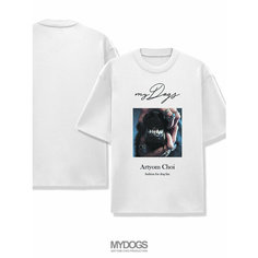 Футболка, размер L, белый My Dogs