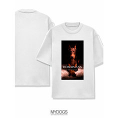 Футболка, размер M, белый My Dogs