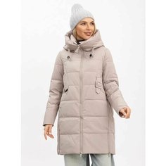 Пуховик RM shopping, размер M, серо-бежевый
