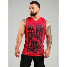 Майка спортивная Barracuda, размер XXL, красный