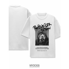 Футболка, размер L, белый My Dogs