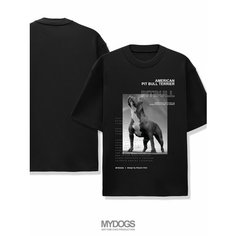 Футболка, размер L, черный My Dogs