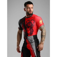 Рашгард Barracuda, размер M, красный, черный