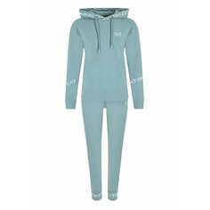 Костюм спортивный EA7 EMPORIO ARMANI, размер M, голубой