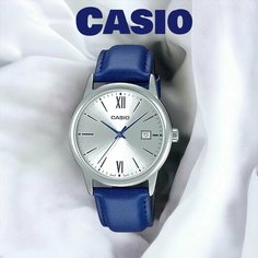 Наручные часы CASIO, синий, серый