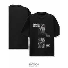 Футболка, размер XL, черный My Dogs