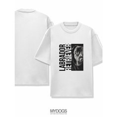 Футболка, размер L, белый My Dogs