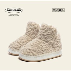 Полусапоги Paul Frank Дутики пушистые, полнота W (US)/на широкую стопу, размер 38-39, бежевый