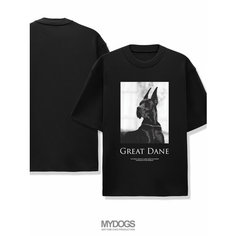 Футболка, размер L, черный My Dogs