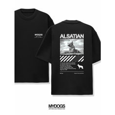 Футболка, размер XL, черный My Dogs