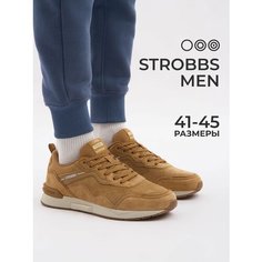Кроссовки STROBBS, полнота 6 (RU)/ на среднюю стопу, размер 43, рыжий