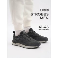 Кроссовки STROBBS, полнота 6 (RU)/ на среднюю стопу, размер 45, черный