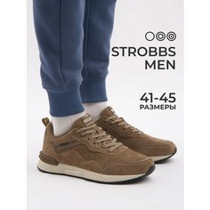 Кроссовки STROBBS, полнота 6 (RU)/ на среднюю стопу, размер 41, коричневый