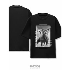 Футболка, размер XL, черный My Dogs