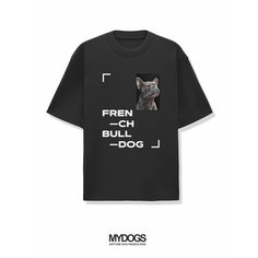 Футболка, размер XL, черный My Dogs