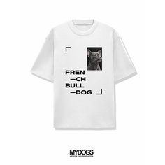 Футболка, размер L, белый My Dogs